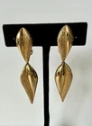 Vintage Christian Dior Clip On Earrings 1980’s Costume Jewelry