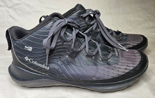 Columbia Waterproof Trail Mid Hiking Boots Shoes Mens 9 Black Outdoor Athletic