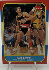 Fleer 1986-87 Fleer Premier Sam Bowie #13 Portland Trail Blazers Base