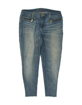 Michael Kors Damen Izzy Skinny Jeans US 8 Medium W30 L23 Blau Baumwolle AY19