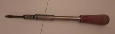 VTG Stanley Yankee No. 130A Spring Loaded Push Drill Screwdriver. Made USA Works