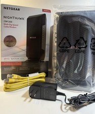 NETGEAR Nighthawk CM1200-100NAS DOCSIS 3.1 Multi-Gig 4 Ethernet Port Cable Modem