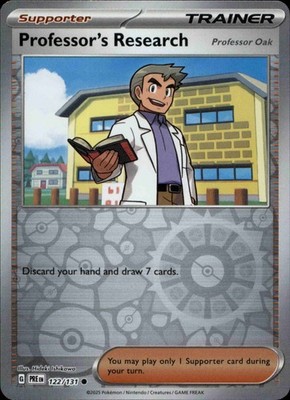Professor's Research [Professor Oak] 122/131 Reverse Holo Common SV: Prismatic E