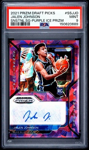 Jalen Johnson [Silver Prizm] #SS-JJO 2021 Panini Prizm Sensational Signatures card