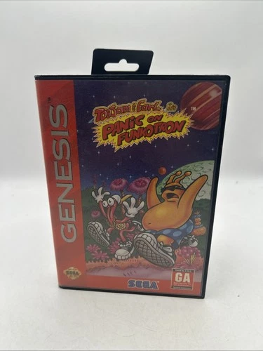 🎤🎶 ToeJam & Earl Panic on Funkotron, Complete CIB (Genesis)
