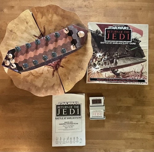 Star Wars ROTJ Battle At Sarlacc’s Pit Game Parker Brothers 1983 Used COMPLETE