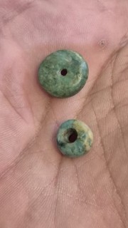 Pre Columbian Jade Beads Mayan