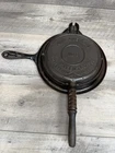 Griswold ERIE New American Cast Iron Waffle Maker #8 Erie 1901