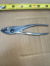 Vintage Slip Joint Pliers ARTISAN TOOLS 5-1/2" Forged In USA chrome