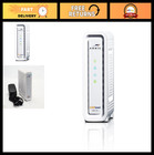 High-Speed DOCSIS 3.0 Cable Modem 32x8, 1.4 Gbps Download, Renewed, White