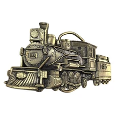 The Great American Buckle Co. Chicago Steam Locomotive #165 Train Vintage 1981