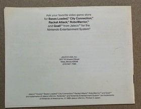 Hoops (Nintendo Entertainment System, NES, 1989) Cib Complete - Tested