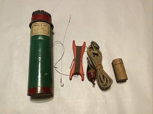 Vintage J. M. Combs Fishing Tackle Kit