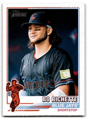 2025 Topps Heritage Redefined Bo Bichette Toronto Blue Jays #76R