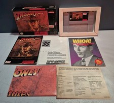 Super Nintendo Indiana Jones' Greatest Adventures Game CIB w/Manual, Poster, ETC