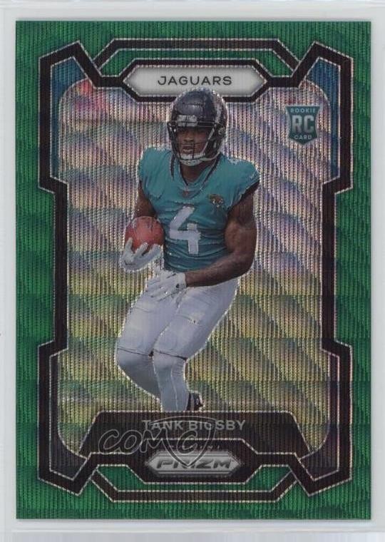 2023 Panini Prizm Rookies Green Wave Prizm Tank Bigsby #348 Rookie RC 14zh