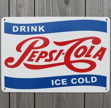 Pepsi Pepsi-Cola 8 x 12 Novelty Metal Sign New Made In USA New!