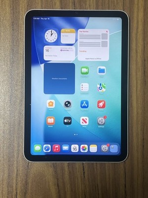 Apple iPad mini (6th Generation) A2568 64 GB, Wi-Fi + 5G, 8.3 in - Starlight