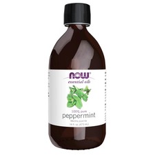 NOW Essential Oils, Peppermint Oil, Invigorating Aromatherapy Scent, Steam