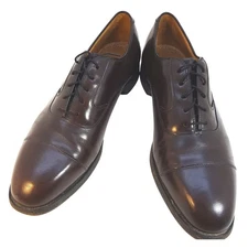 Johnston & Murphy Men's Oxblood Leather Cap Toe Oxford Dress Shoes Size 10 D