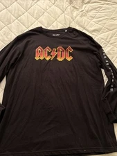 AC/DC Shirt Men Size 4XLT Black “Let There Be Rock” 2018 Classic Rock