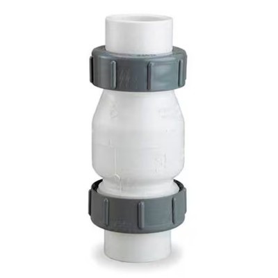 Dayton 4Rg91 2'' Compression Pvc True Union Swing Waste Water Check Valve