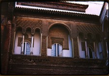 5x 35mm Slides - Seville Alcazar Palace Interior Courtyard Spain Architecture