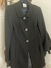 Damen Mantel Schwarz Größe 42