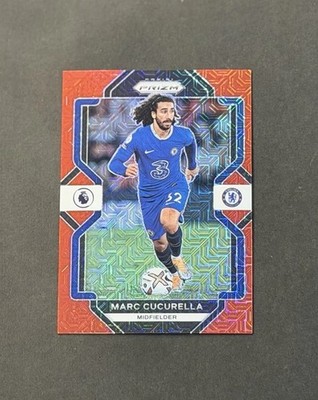 2022-23 Panini Prizm EPL #121 Marc Cucurella Red Mojo Prizm 2/99
