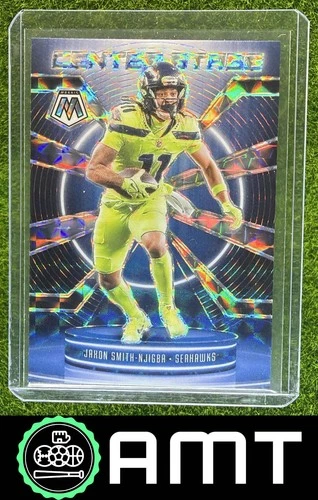 Jaxon Smith-Njigba 2025 Panini Mosaic Center Stage Mosaic Prizm Seahawks