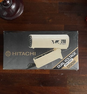 HITACHI HD-550D Haartrockner Fön klappbar 1200W Japan Reisefön 80er Vintage
