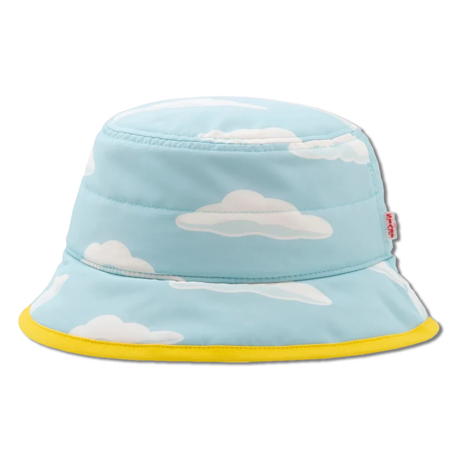 NWT Levi's x Simpsons D6763-0001 Blue Clouds Puffer Bucket Hat Size Medium