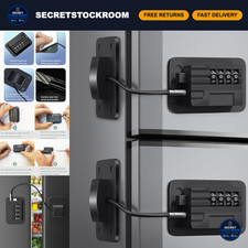 Heavy Duty Fridge Lock 2 Pack - Combination Locks for Refrigerators, Cabinets 