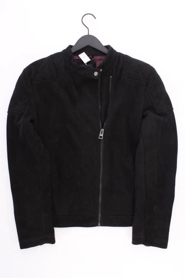 Guess Übergangsjacke Classic Jacke für Herren Gr. 50, M schwarz aus Polyurethan - Bild 4 von 4