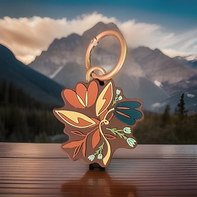 Limited edition heyday Keychain & Holder for Apple AirTag Floral Design 2in1 