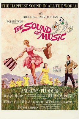 1965 THE SOUND OF MUSIC VINTAGE MOVIE | POSTER 36 X 24 Inches | Sweet!