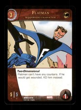 Flatman Champions MMU-018 Monsters Unleashed  VS System Trading Card TCG CCG