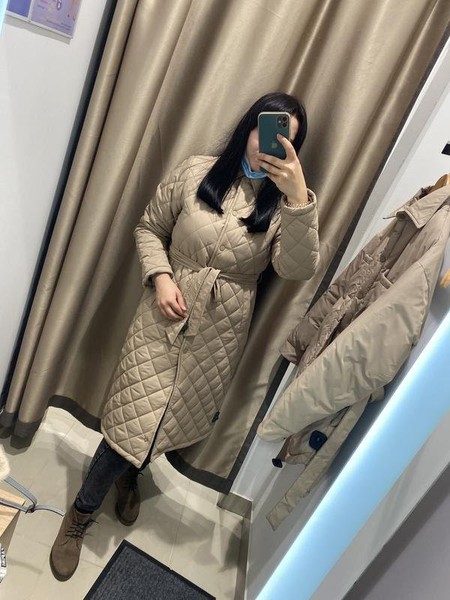Women AMI Coat Beige 38 / M / 46
