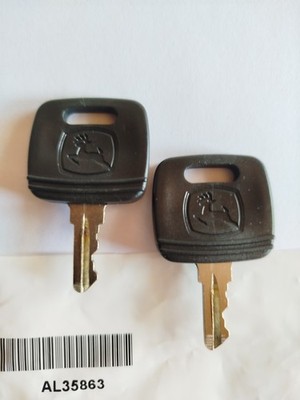 2x Zündschlüssel Schlüssel Ersatzschlüssel John Deere Serie 40 50 55 1640 3050