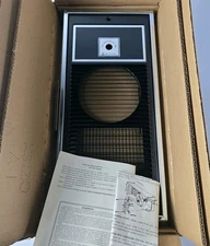 VTG Markel Wall Insert Heater Built In Thermostat Chrome NOS 1000W H3133 READ