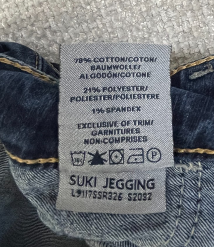 Silver Suki Jeggings Jeans Women's 29x30 Stretch Blue Denim Dark Wash - Picture 13 of 13