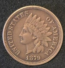 1879 Indian Head Cent - Nice Mid Grade Details Example - FREE SHIPPING