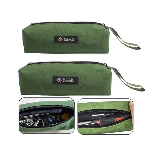 Storage Bag Canvas Utility Pouch Carry Case Organizer for Small Parts Tool US - Picture 2 of 15