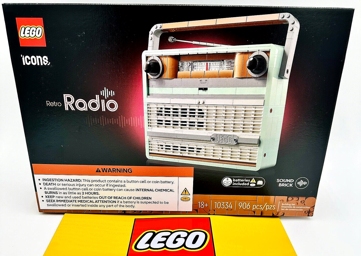 Lego 10334 Icons Retro Radio (batteries included) | eBay