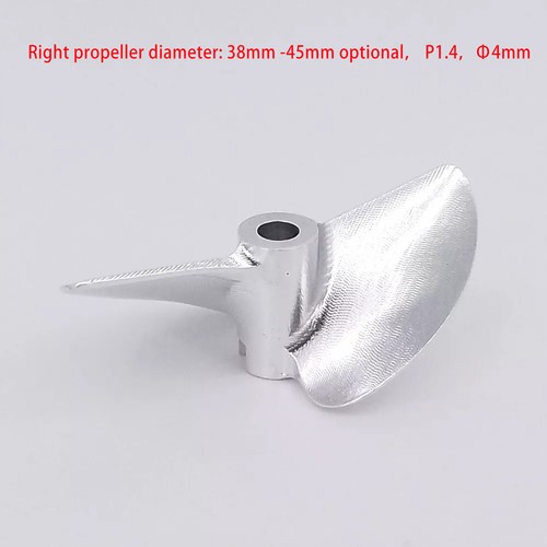 Elica barca radiocomandata 4mm 38mm 40mm 42mm 2 pale CNC Prop P1.4 per RC barca da corsa - Foto 30 di 31