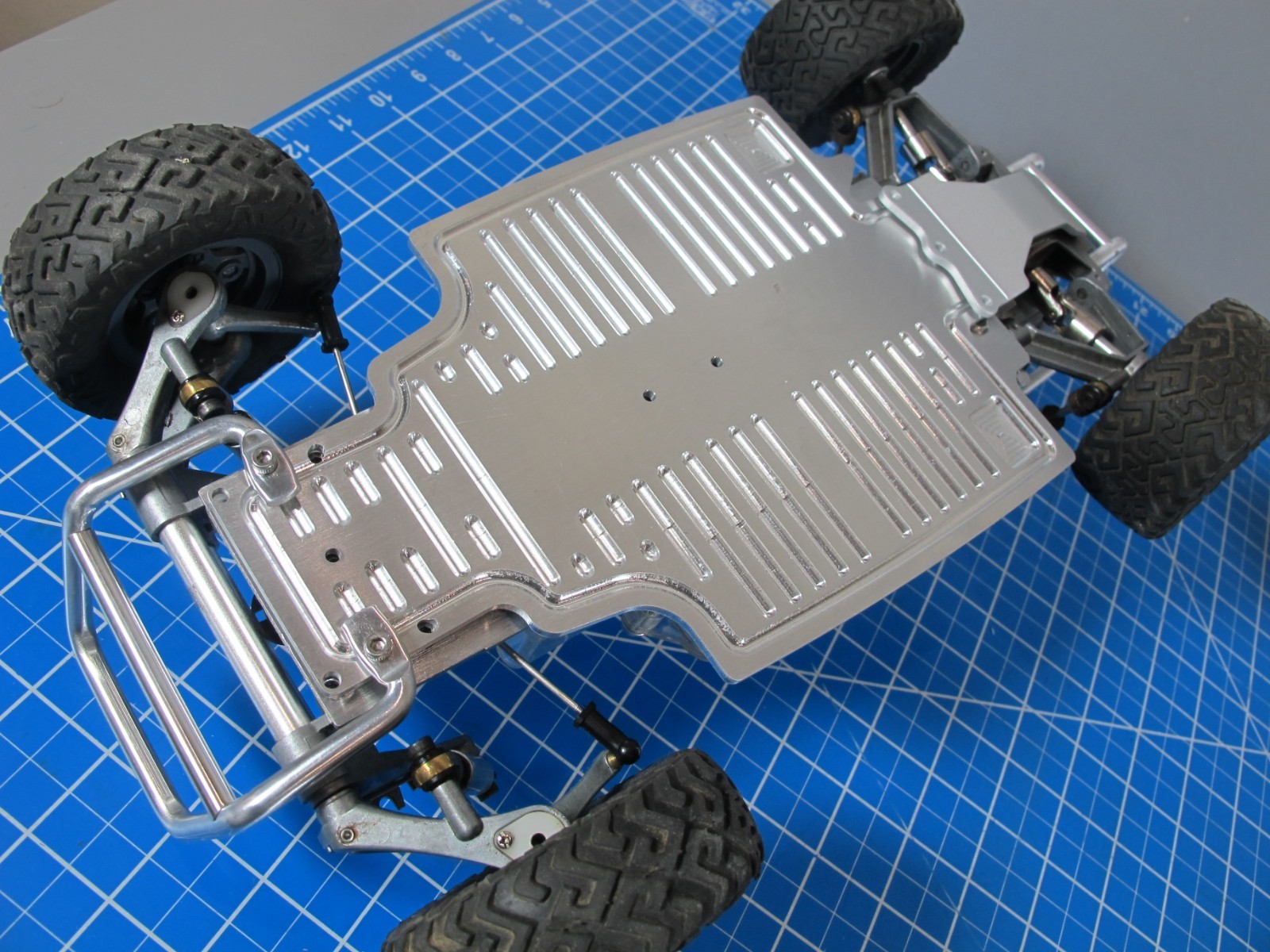 Front Back Bumper+chassis+rear skid plate Tamiya Sand Scorcher