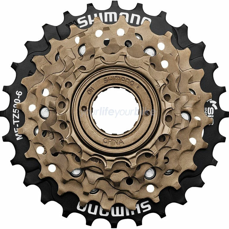 SHIMANO TOURNEY MF-TZ500 SCHRAUBKRANZ 6-fach 14-28T FREILAUF ZAHNKRANZ KASSETTE - Bild 1 von 1