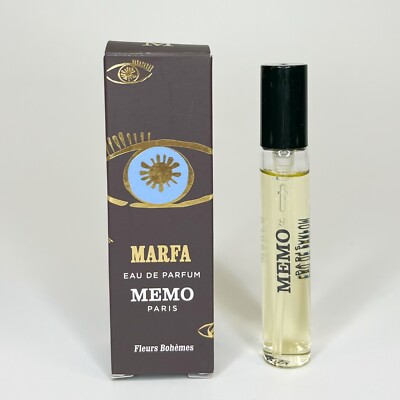 MARFA EAU DE PARFUM MEMO PARIS THE EYE OF A TUBEROSE OZ TRAVEL  SIZE UK