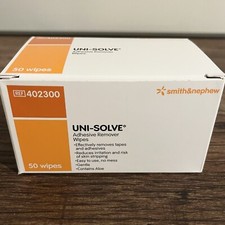 Smith & Nephew Uni-Solve Adhesive Remover Wipes - Box of 50