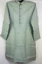 Men's Kurta Party Wear Traditional Casual Ethnic Mens Wear Green Sm A10